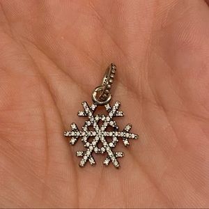 Pandora snowflake charm